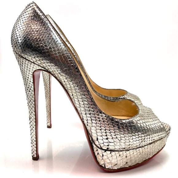 Christian Louboutin Shoes - 🌷❤️‍🔥SPRING SALE 🔥 FINAL PRICE🌷💥Christian Louboutin Lady Peep 150 Python 39
